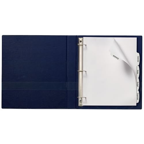 Avery Big Tab Printable White Label Dividers, 5-Tab with Easy Peel Labels, Dividers for 3 Ring Binders, 20 Sets (14434) - Image 5