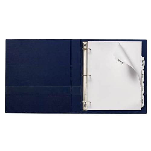 Avery Big Tab Printable White Label Dividers, 5-Tab with Easy Peel Labels, Dividers for 3 Ring Binders, 20 Sets (14434) - Image 4