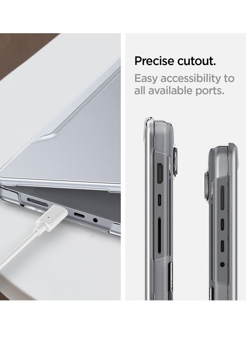 Spigen Thin Fit Macboox Pro 14 inch Case compatible with  M3 / M3 Pro / M3 Max (2023) and M2 Pro / M2 Max A2779 (2023) / M1 Pro / M1 Max A2442 (2021) Transparent Protective Hard Shell Cover - Crystal Clear  - Image 4