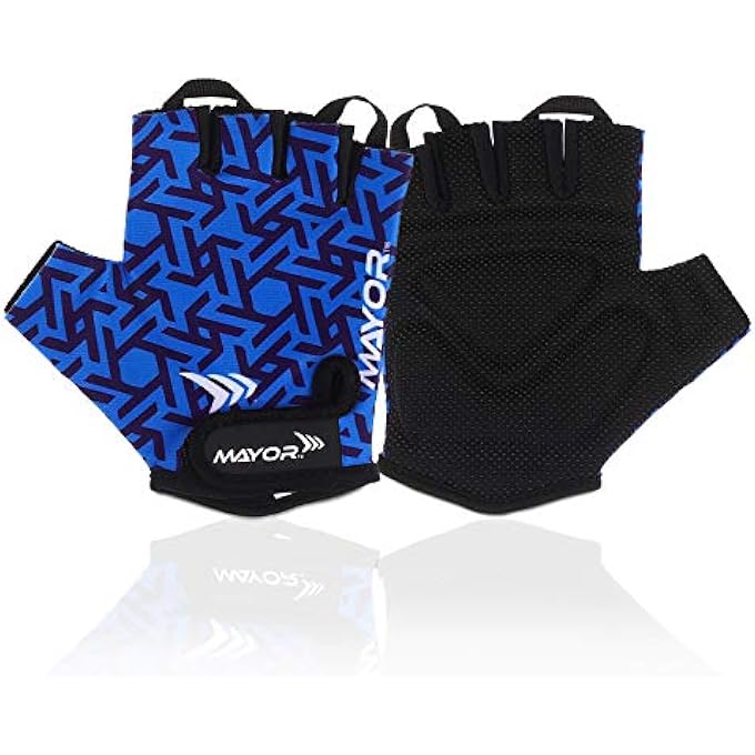 Mayor Venus Gym, Crossfit, Exercise & Sports Gloves- Ideal For Men & Women (Blue/Black) - Image 1