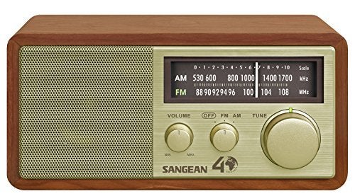 Sangean WR-11SE AM/FM Table Top Radio 40th Anniversary Edition Walnut - Image 4