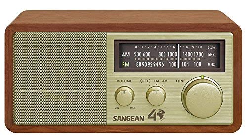 Sangean WR-11SE AM/FM Table Top Radio 40th Anniversary Edition Walnut - Image 3