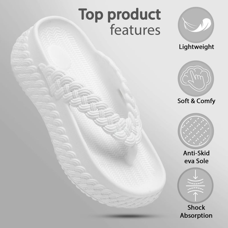 Face صنادل بيضاء لها - Image 3