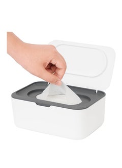 Beauenty Seposeve Wipes Dispenser  Wipe Holder for Baby & Adult  Refillable Wipe Container  Keeps Wipes Fresh  One-Handed Operation. Non-Slip  Easy Open/Close Wipes Pouch Case  (Grey)  - Image 1