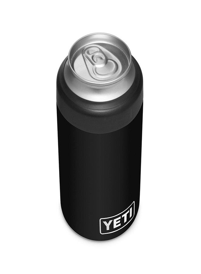 يتي عازل علبة المشروبات YETI Black Rambler Colster، قطعة واحدة - Image 1