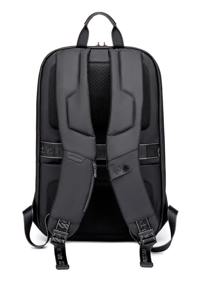 ARCTIC HUNTER Anti Theft Business Travel Laptop Backpack Waterproof School Bag with TSA Locker B00451 Black - Image 4