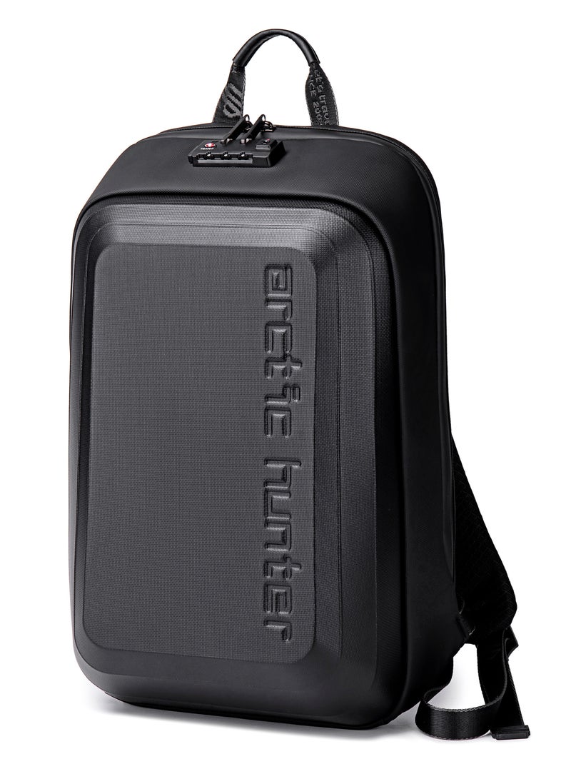 ARCTIC HUNTER Anti Theft Business Travel Laptop Backpack Waterproof School Bag with TSA Locker B00451 Black - Image 1