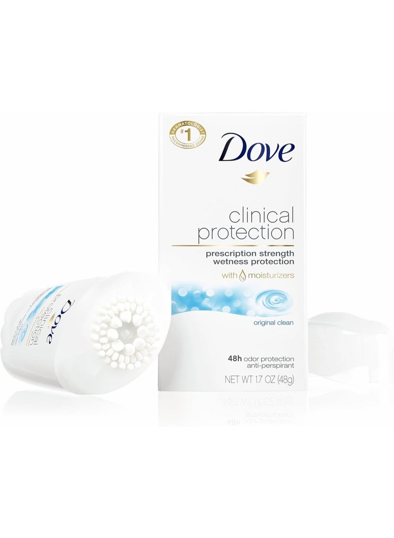 Dove Clinical Protection Antiperspirant - Original Clean (48 g) - Image 4