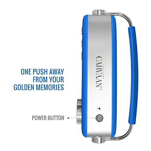 Carvaan Saregama Carvaan Premium Hindi - Portable Music Player with 5000 Preloaded Songs, FM/BT/AUX (Cobalt Blue) - Image 5