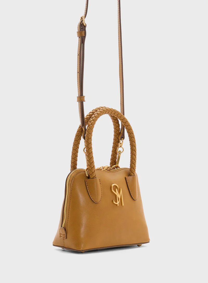 ستيف مادن Bropes Logo Top Handle Zip Over Satchel Bag