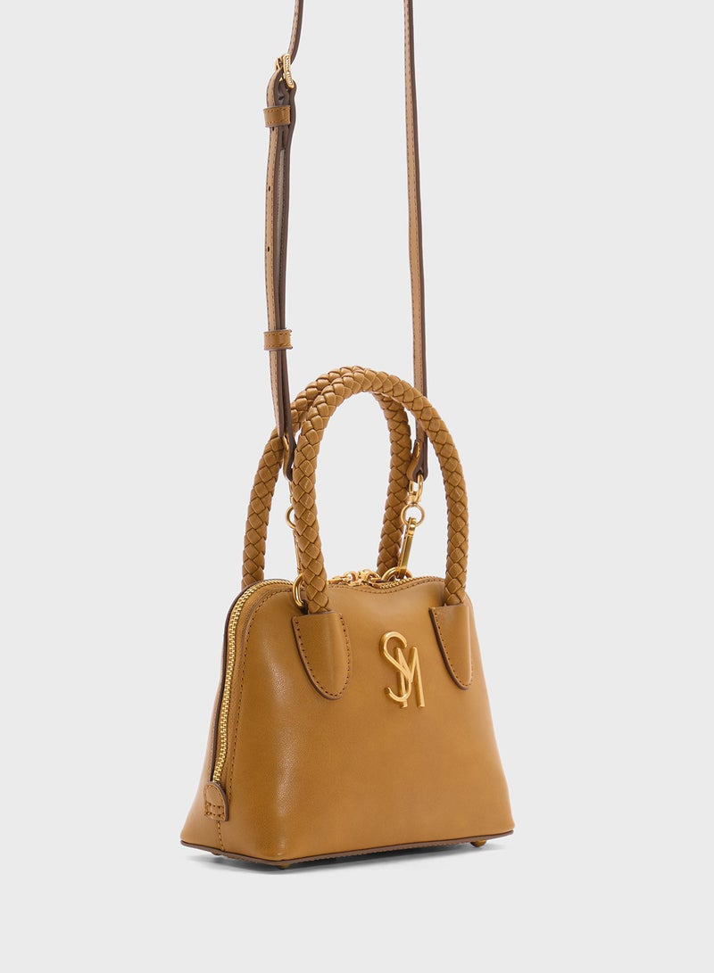 STEVE MADDEN Bropes Logo Top Handle Zip Over Satchel Bag  - Image 3