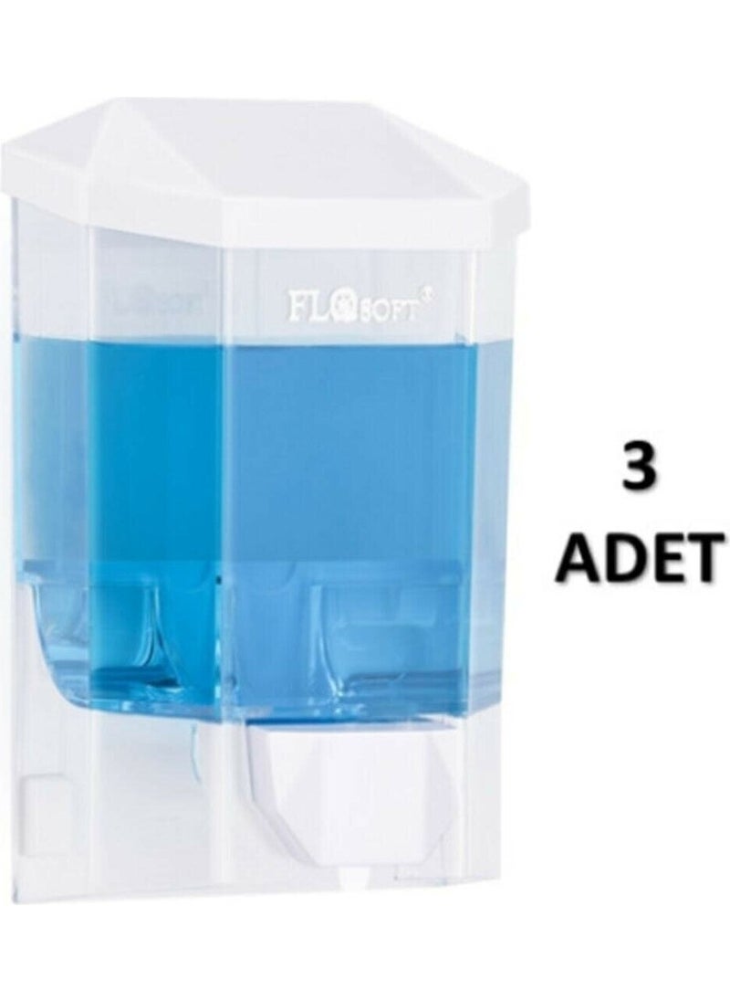Flora Flosoft F032 Eco Liquid Soap Dispenser 500 Ml. - 3 pieces 