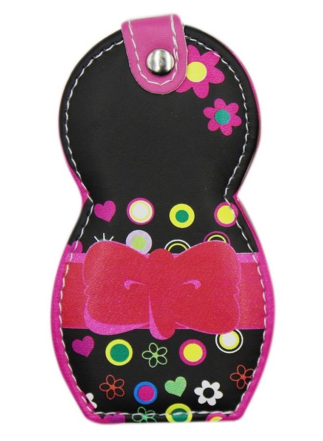 Aibearty Adorable Russian Doll Pattern Stainless Nail Clippers Set of 6Pcs, Professional Grooming Kit, Nail Tools with Luxurious Travel Case - Image 1