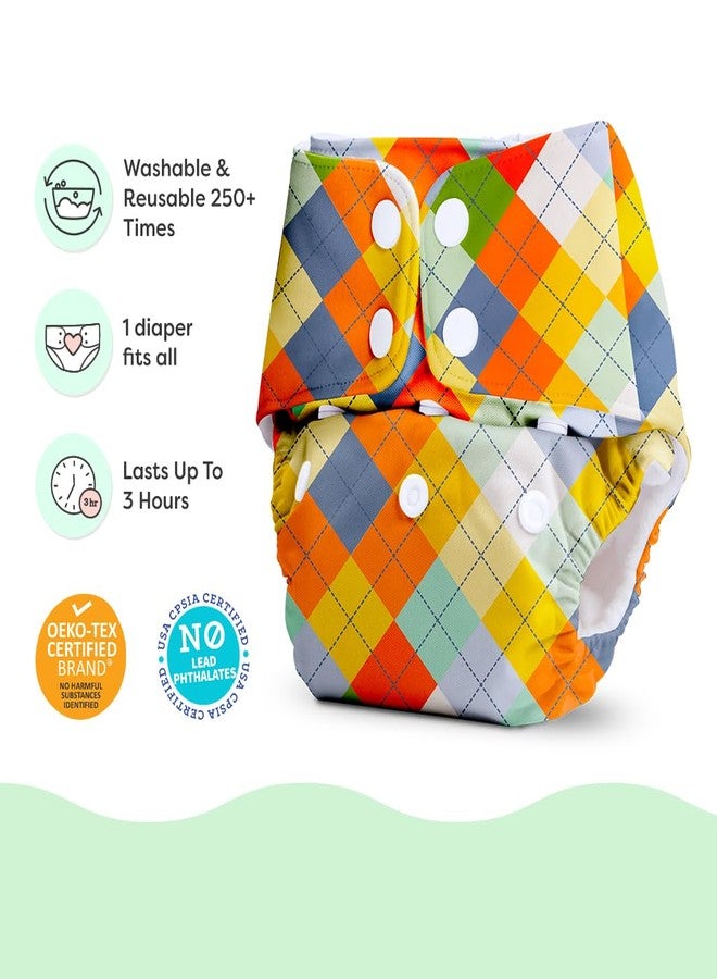 SuperBottoms BASIC Cloth Diaper with Quick Dry UltraThin Pad & 5 Disposable Easy Clean Top Sheets | Reusable & Washable | Adjustable Fit for Babies 3m-3y - Image 4