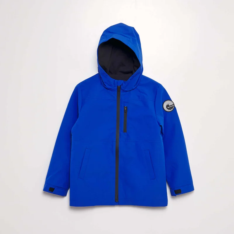 Kiabi Lightweight Hooded Parka Blue