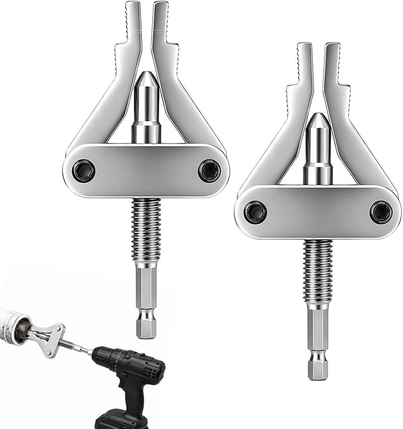 ODYSITE Broken Pipe Extractor Tool Set, 2-Piece Kit for 1/2", 3/4" & 1" Pipe  Threads - Image 1