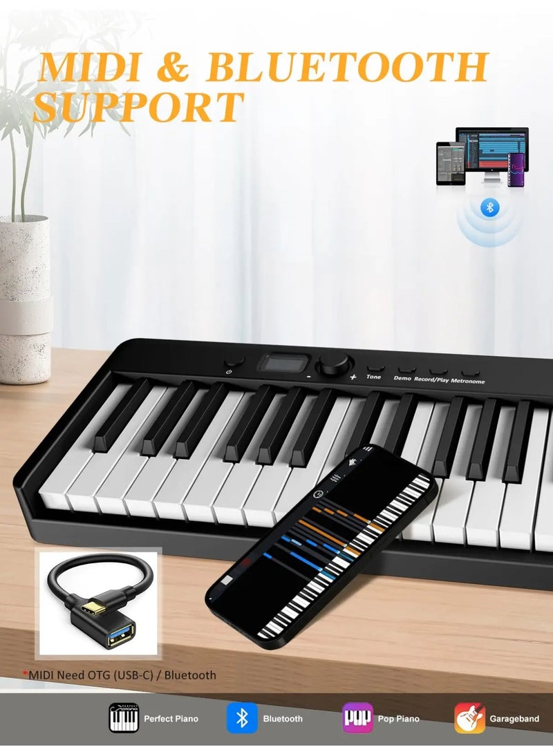 WALALLA Electronic Keyboard 88 Keys Electronic Piano Keyboard Portable Digital Piano With Bag Sustain Pedal - Image 2