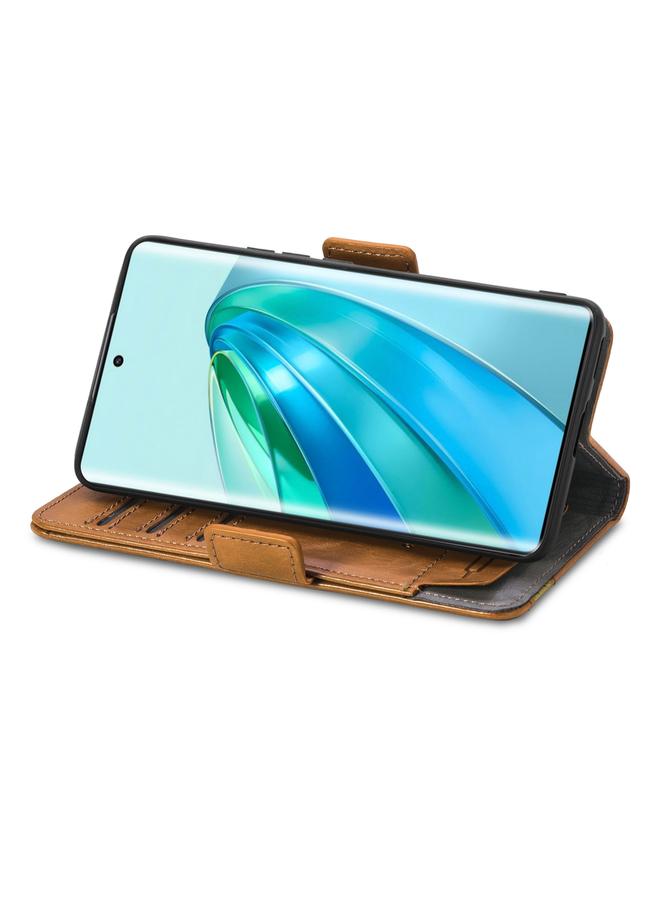 S-TOP Case For Honor X40 CaseNeo Splicing Dual Magnetic Buckle Leather Phone Case - Image 4