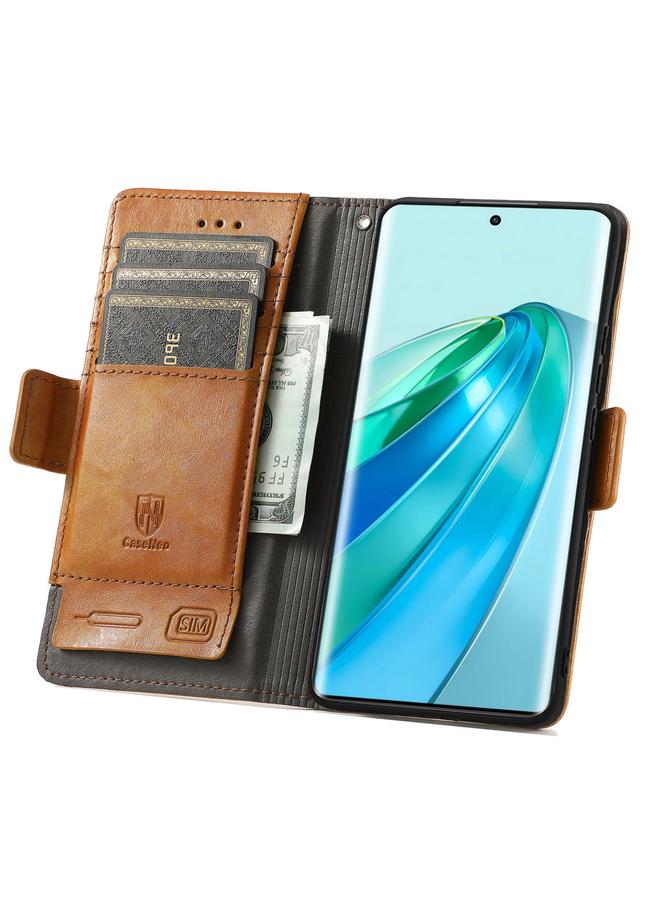 S-TOP Case For Honor X40 CaseNeo Splicing Dual Magnetic Buckle Leather Phone Case - Image 3