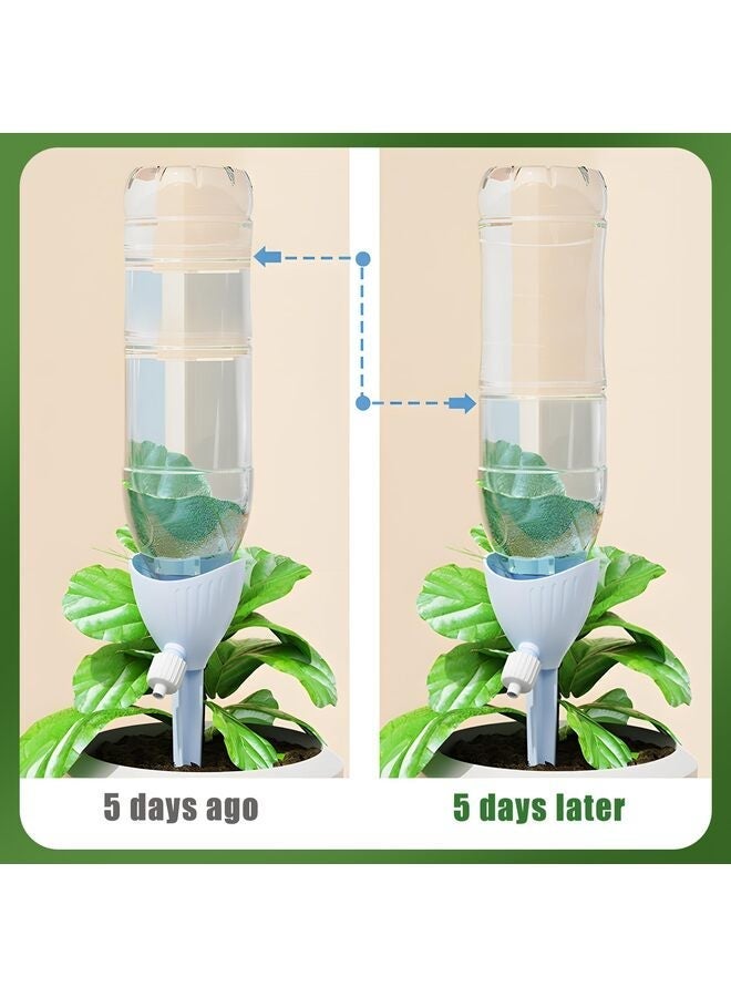 8 قطع من المسامير ذاتية الري للنباتات، نظام تحكم أوتوماتيكي في ري النباتات مع صمام تدفق قابل للتعديل للحدائق الداخلية والخارجية - Image 4