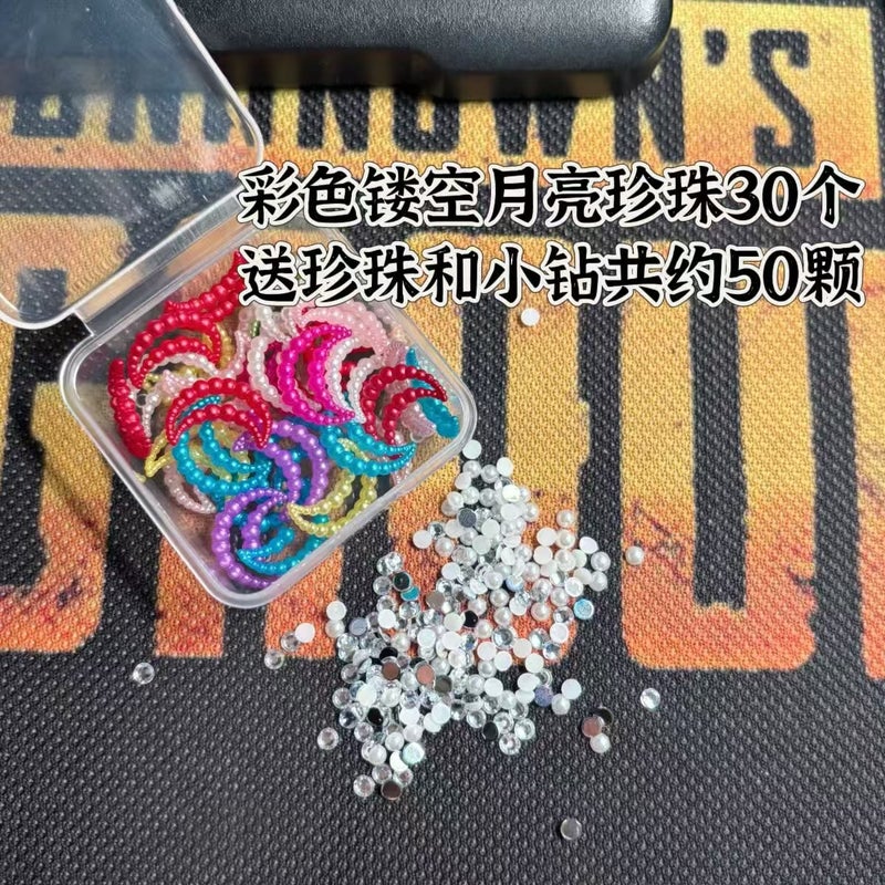 Ready Stock Children'S Christmas Stage Makeup Butterfly Flower Shell Sequin Makeup Face Jewelry Performance Makeup - Image 5