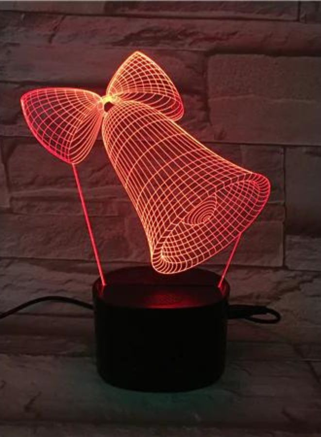 مصباح ليلي LED ثلاثي الأبعاد متعدد الألوان ، مصباح مكتبي USB ، 16 لونًا مع جهاز تحكم عن بعد ، مصباح طاولة لغرفة النوم ، هدايا إضاءة ديكور المنزل - Image 3