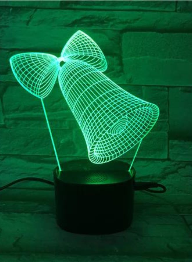 مصباح ليلي LED ثلاثي الأبعاد متعدد الألوان ، مصباح مكتبي USB ، 16 لونًا مع جهاز تحكم عن بعد ، مصباح طاولة لغرفة النوم ، هدايا إضاءة ديكور المنزل - Image 4