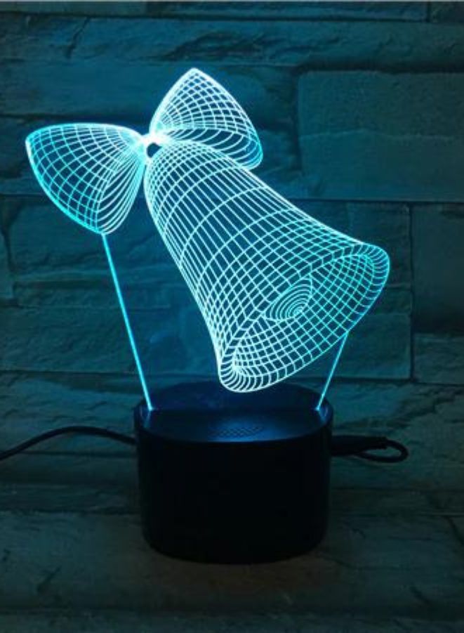 مصباح ليلي LED ثلاثي الأبعاد متعدد الألوان ، مصباح مكتبي USB ، 16 لونًا مع جهاز تحكم عن بعد ، مصباح طاولة لغرفة النوم ، هدايا إضاءة ديكور المنزل - Image 1