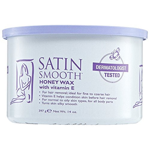 Satin Smooth Vitamin E Honey Wax - Image 1