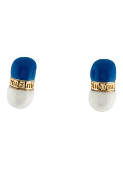 Miu Miu Blue White earrings  - Image 1