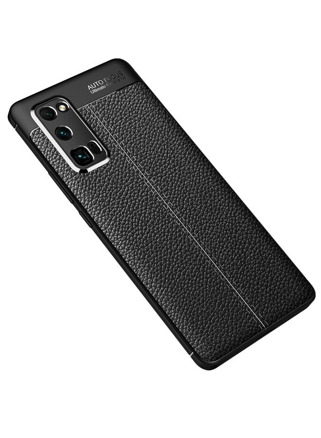 اس-توب جراب لهاتف Huawei Honor 30 Pro مصنوع من مادة TPU الليتشي المقاومة للصدمات - Image 1