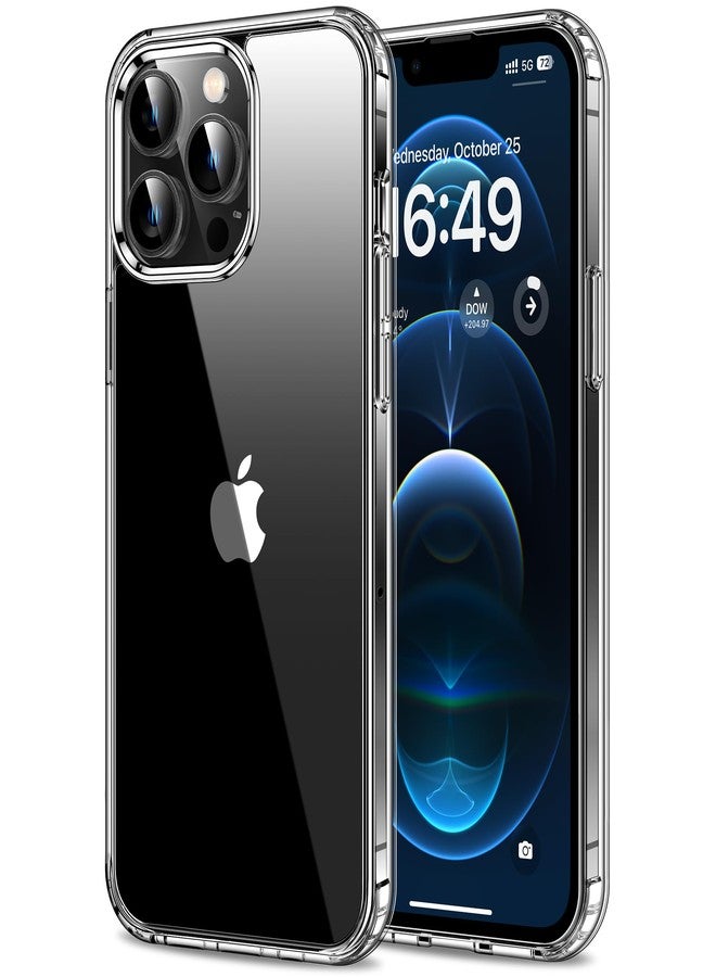 HOOMIL Crystal Clear Case for iPhone 12 Pro Max 6.7-Inch Phone Cover | Non-Yellowing, Drop Protection, Anti-Scratch, Transparent, Hard Back - Image 1
