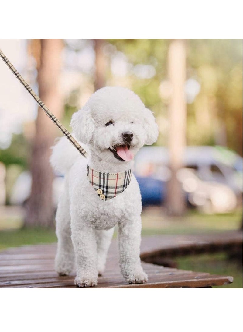 FengSVMA Bow Tie Dog Collar and Leash Set for Small Dogs - Adjustable Size with Golden Bell - Perfect for S - Image 3