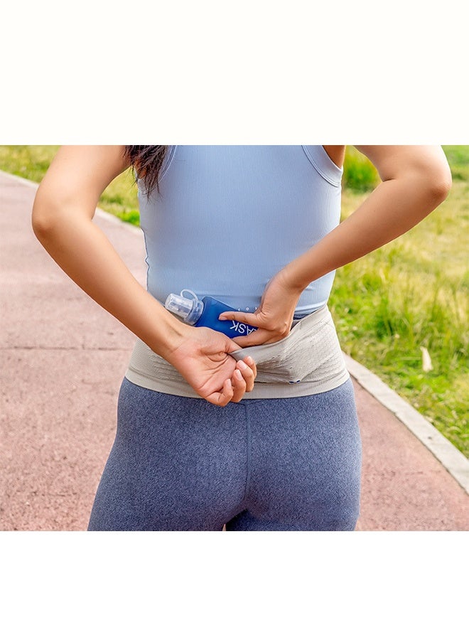 Sports Waist Bag Running Belt Running Pack Bag for Women Men Slim Running Belt Storage Belt Bag for Sports Travel Cycling Hiking Workout Fitness 4 Large Security Pockets - Image 2