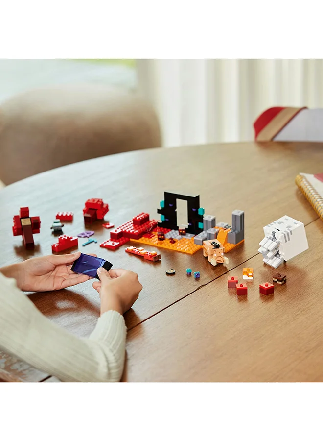 ليغو كمين بوابة العالم السفلي 21255 من LEGO® Minecraft®‎