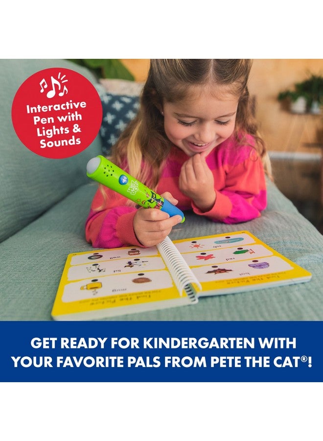 Educational Insights Hot Dots Pete The Cat Kindergarten Reading & Math Workbook, Includes 200 Activites, Reading Games for Kids Ages 5+ - Image 2