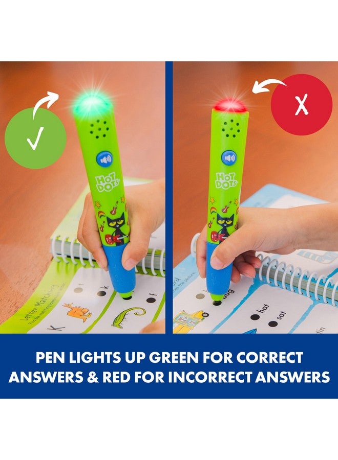 Educational Insights Hot Dots Pete The Cat Kindergarten Reading & Math Workbook, Includes 200 Activites, Reading Games for Kids Ages 5+ - Image 3