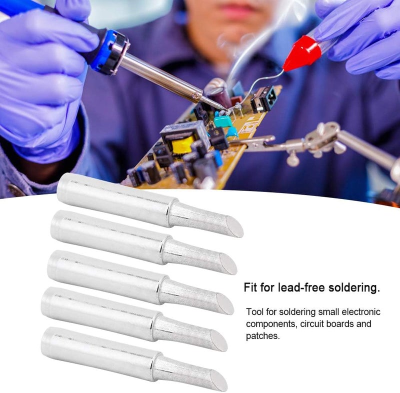 Soldering Iron Tips 5 Pcs 900M - T Steel 4C for Lead-Free Soldering 200-480°C - High Durability, Easy Installation, for Electronics and Circuits - Image 5