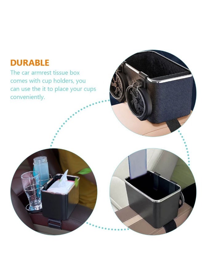 2pcs Car Seat Gap Organizer – Flexible Universal Seat Crevice Storage Box – Premium Catch-All Bin for Phone, Wallet & Keys – Fits Most Vehicles. - Image 4
