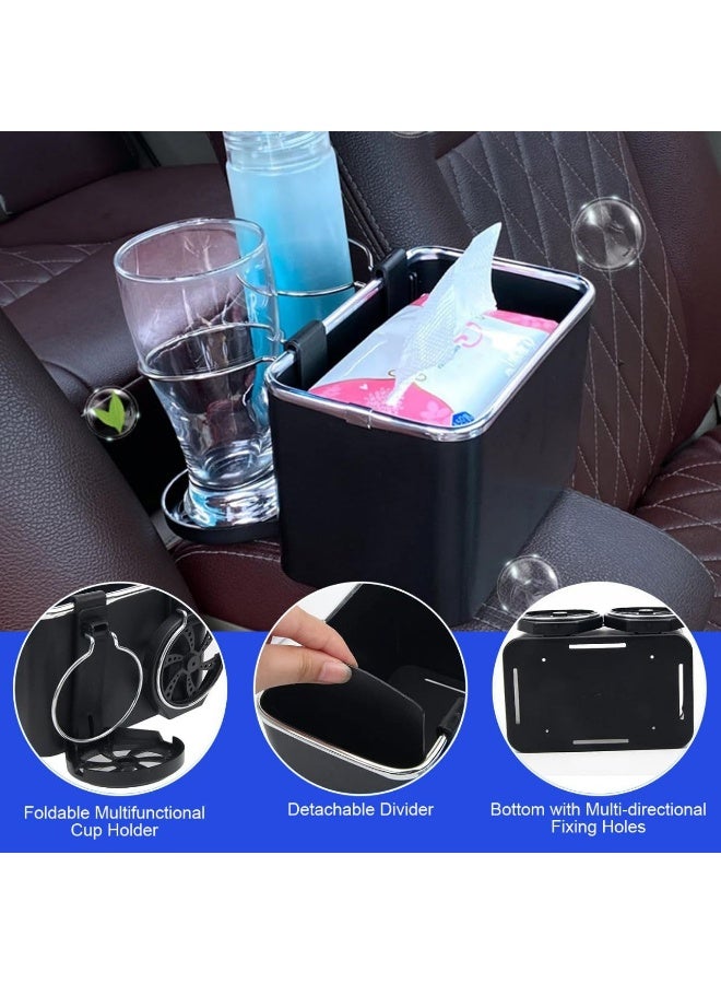 2pcs Car Seat Gap Organizer – Flexible Universal Seat Crevice Storage Box – Premium Catch-All Bin for Phone, Wallet & Keys – Fits Most Vehicles. - Image 3