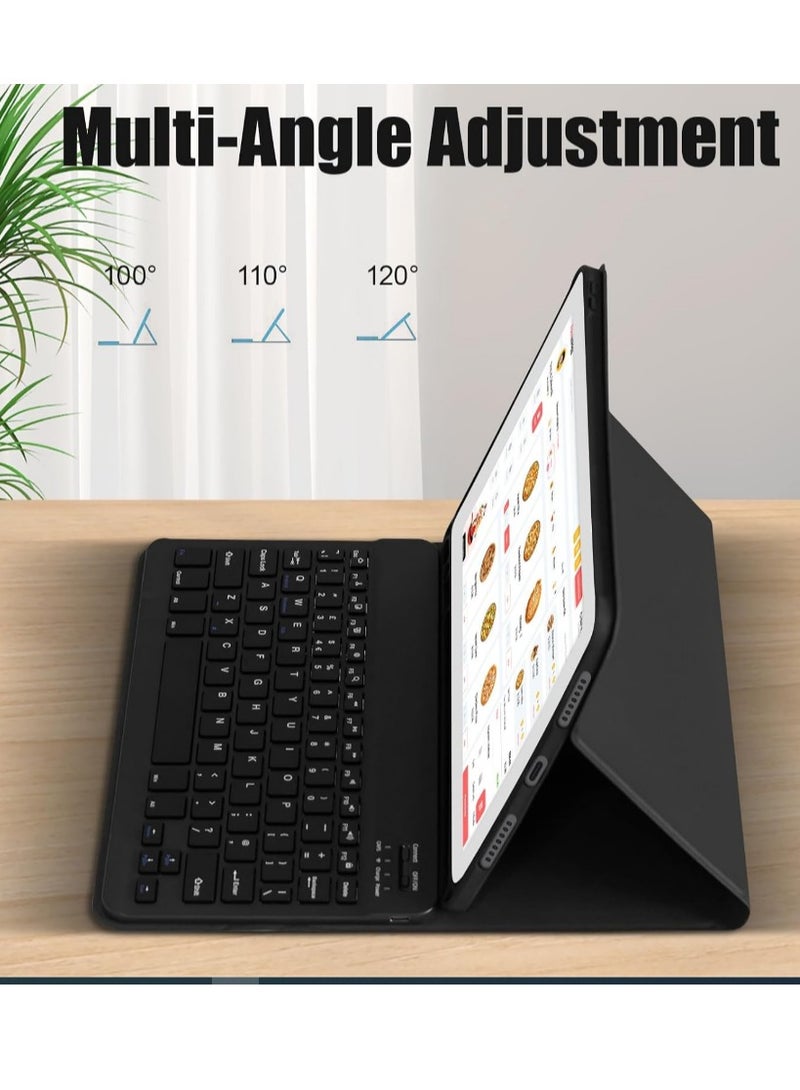 Stylish Black Keyboard Folio for iPad Air (2024) and iPad Pro 12.9” - Image 1