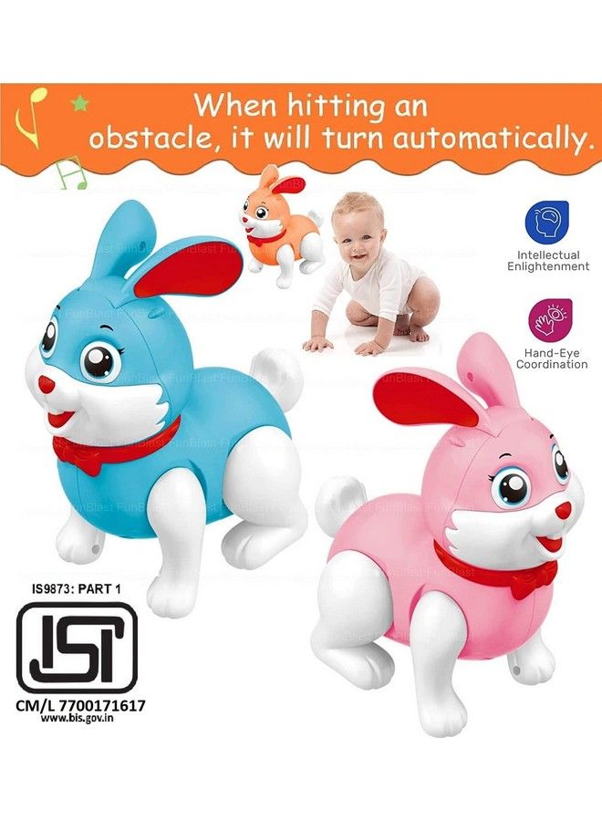 FunBlast Dancing Rabbit Toy Musical Rabbit Toy With Flashing Light And Sound Funny Bunny Toys For Kids Light And Sound Toys For Kids Boys Girls Birthday Gift Toys For Kids (Orange) - Image 4