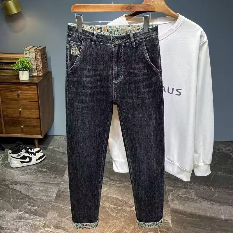 Unisex Classic Denim Jeans Loose Fit Daily Outdoor Wear - Image 5