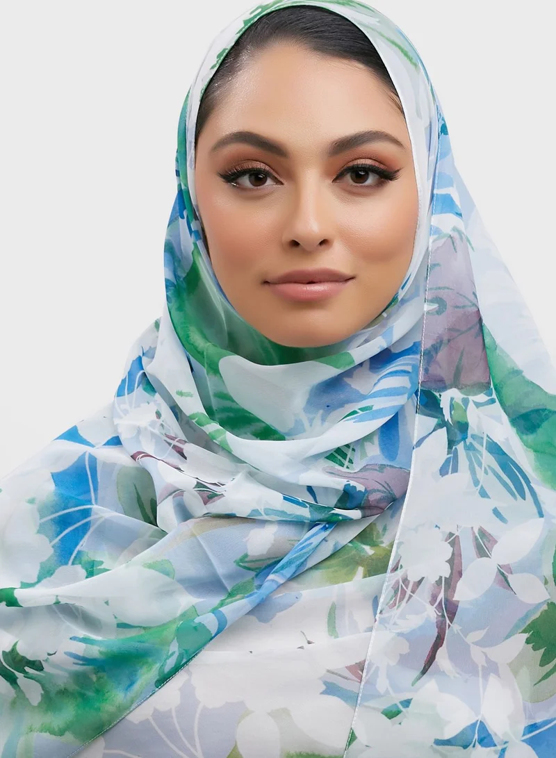 Tuva Shawl by Modanisa Casual Printed Scarf