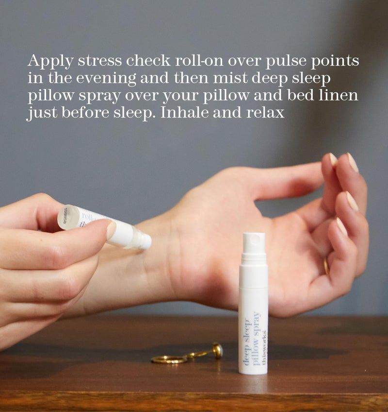 thisworks Choose Sleep Travel Kit, The Deep Sleep Pillow Mini Spray and Aromatherapeutic Roller Ball Infused with Eucalyptus, Frankincense & Lavender Essential Oils, 2x5ml - Image 5