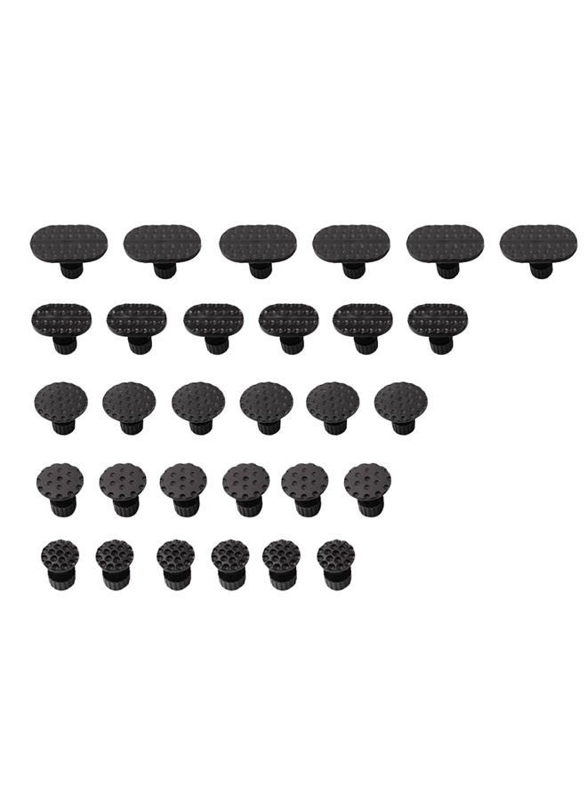 NIBEMINENT 30 Pcs Dent Puller Tabs Car Auto Body Repair Tool Accessory Black - Image 4