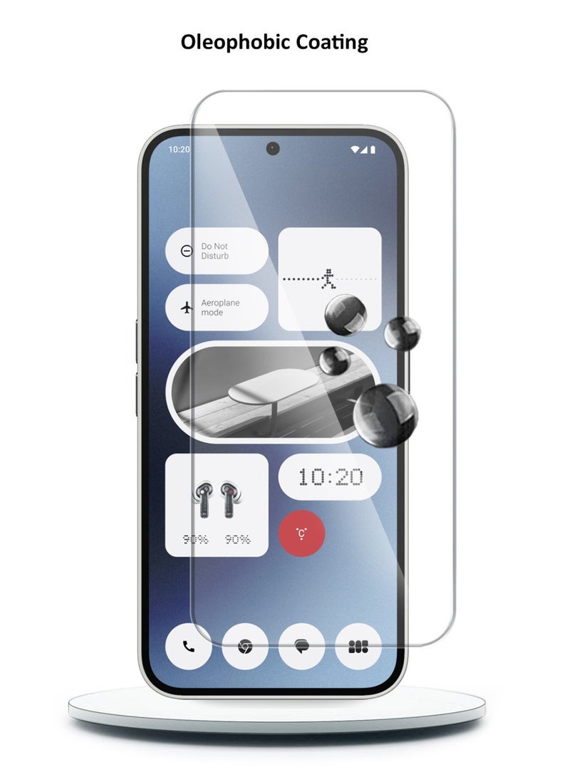 Techie HD Tempered Glass Screen Protector for Nothing Phone 2a - Anti Reflection Anti Bubbles 9H Hardness 0.33 mm Rounded Edges Easy Installation - Image 5