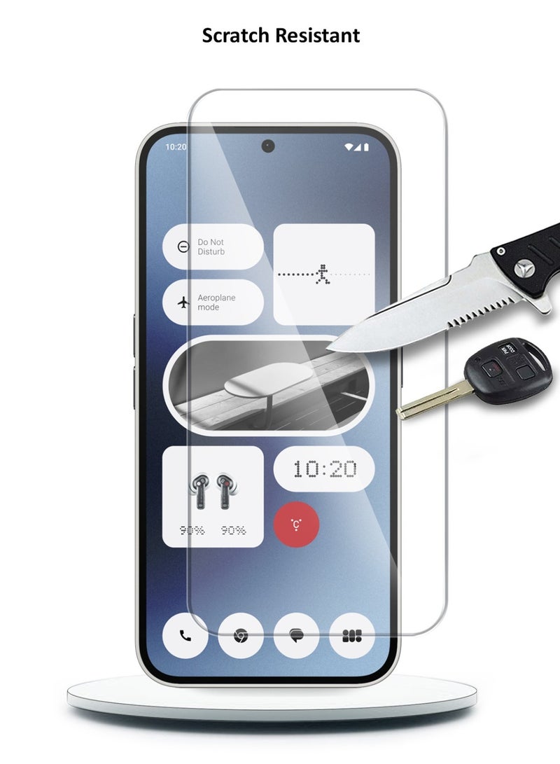 Techie HD Tempered Glass Screen Protector for Nothing Phone 2a - Anti Reflection Anti Bubbles 9H Hardness 0.33 mm Rounded Edges Easy Installation - Image 4