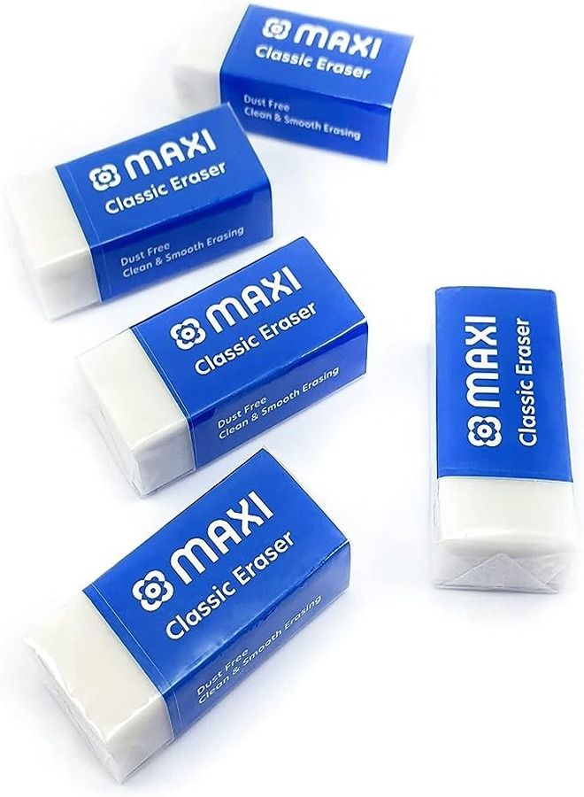 Maxi MAXI CLASSIC DUST FREE ERASER MEDIUM POLY BAG OF 15PC  - Image 3