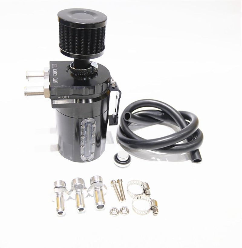 Wivplex Baffled Aluminum Oil Catch Can with Air Filter - Image 5